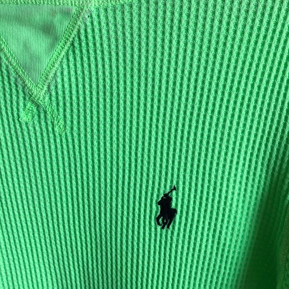 Green Polo sweater - Picture 3 of 3